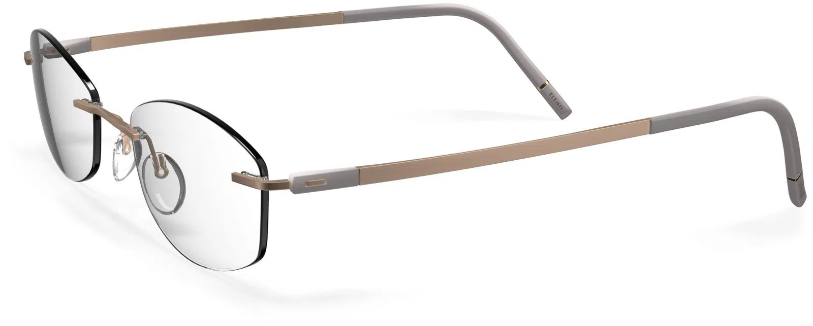 Silhouette The Dawn Demo Rimless 5573 Eyeglasses - view 72